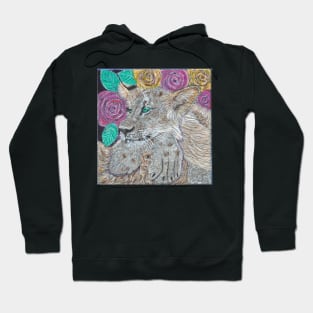 Lion with roses Hoodie